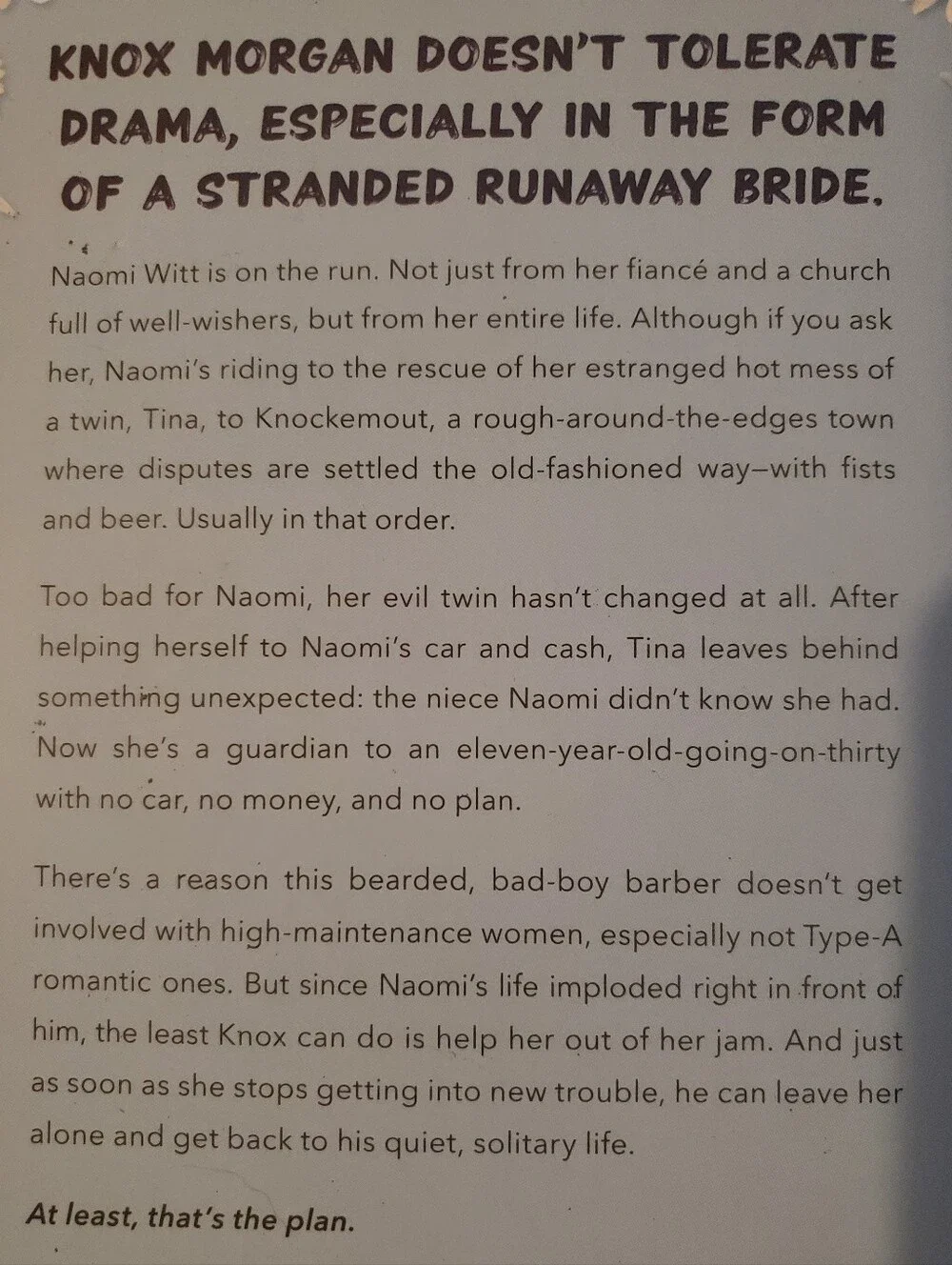 Adult Fiction Book